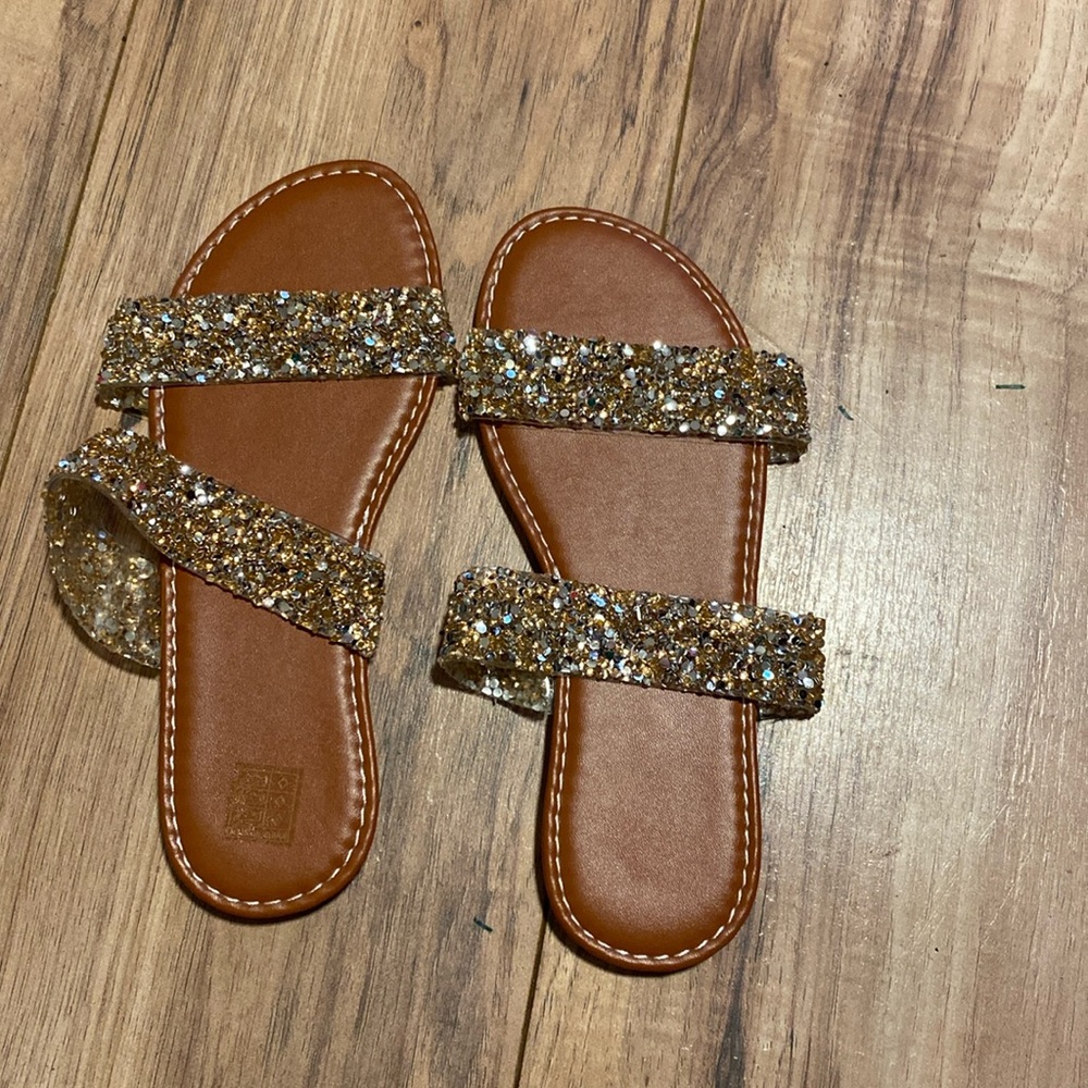 Gold/Silver Sandals